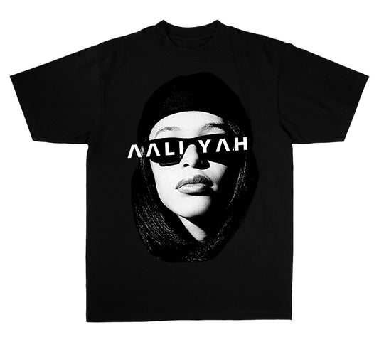 Aaliyah 2 - Black Tee