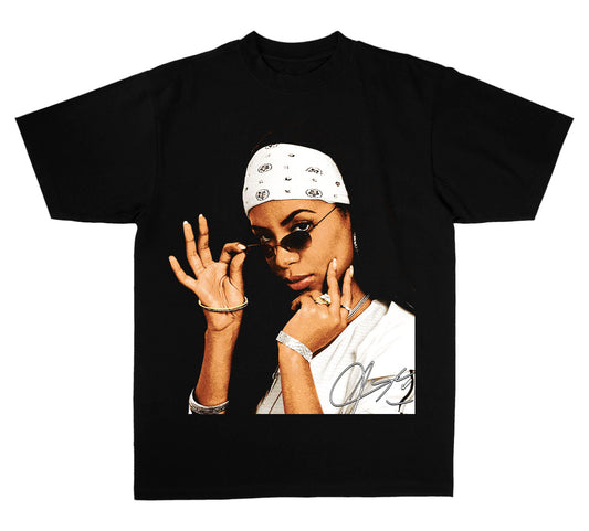 Aaliyah 1 - Black Tee