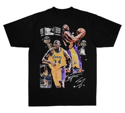 Kobe Shaq - Black Tee